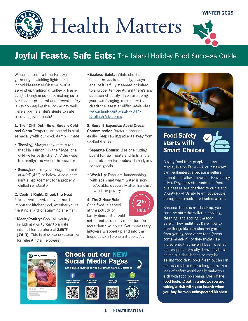 Winter Edition of Health Matters 2025 - Your local health newsletter