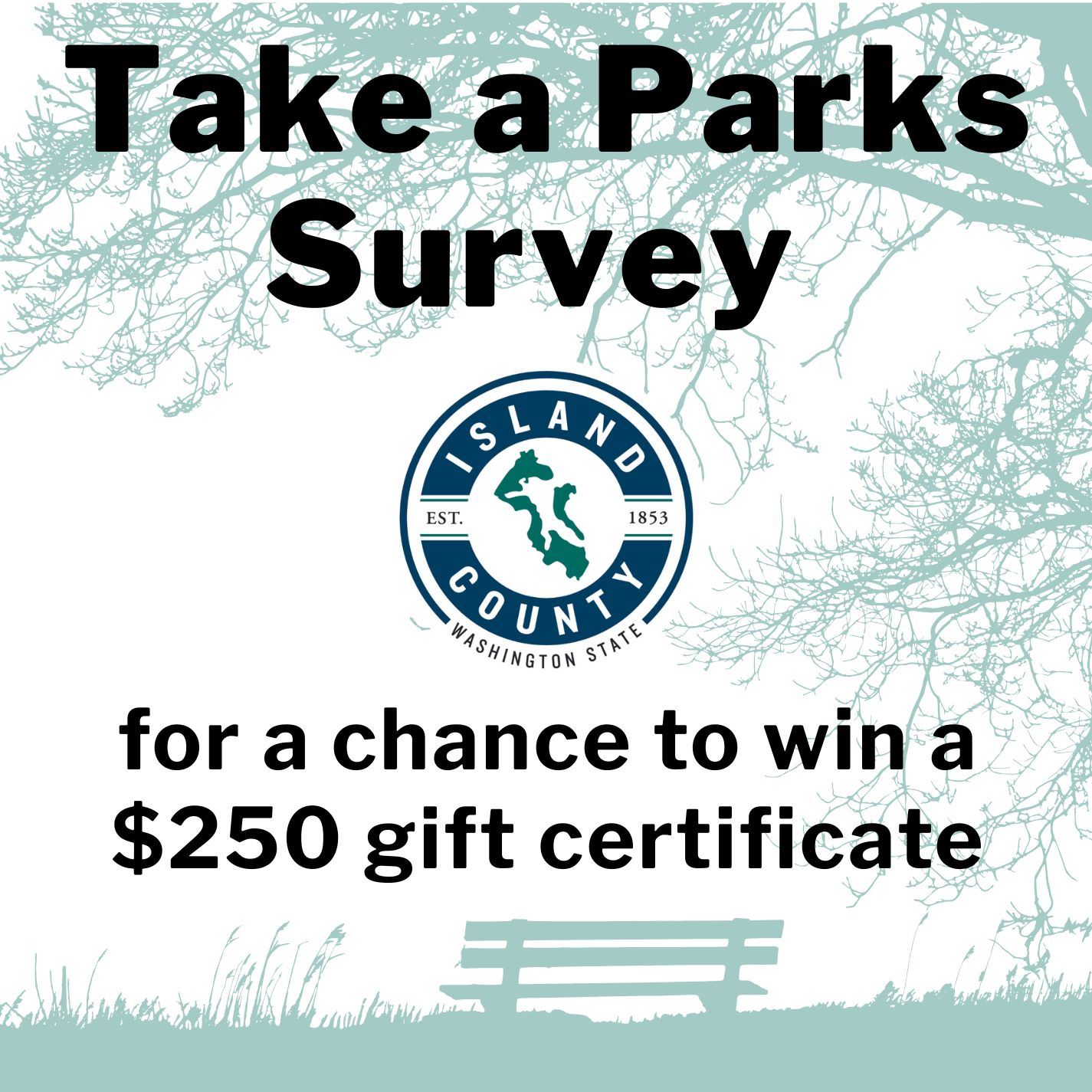 Take Parks Survey for a chance to win a $250 gift certificate
