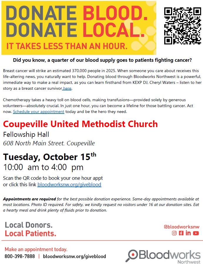 Blood Drive Flyer