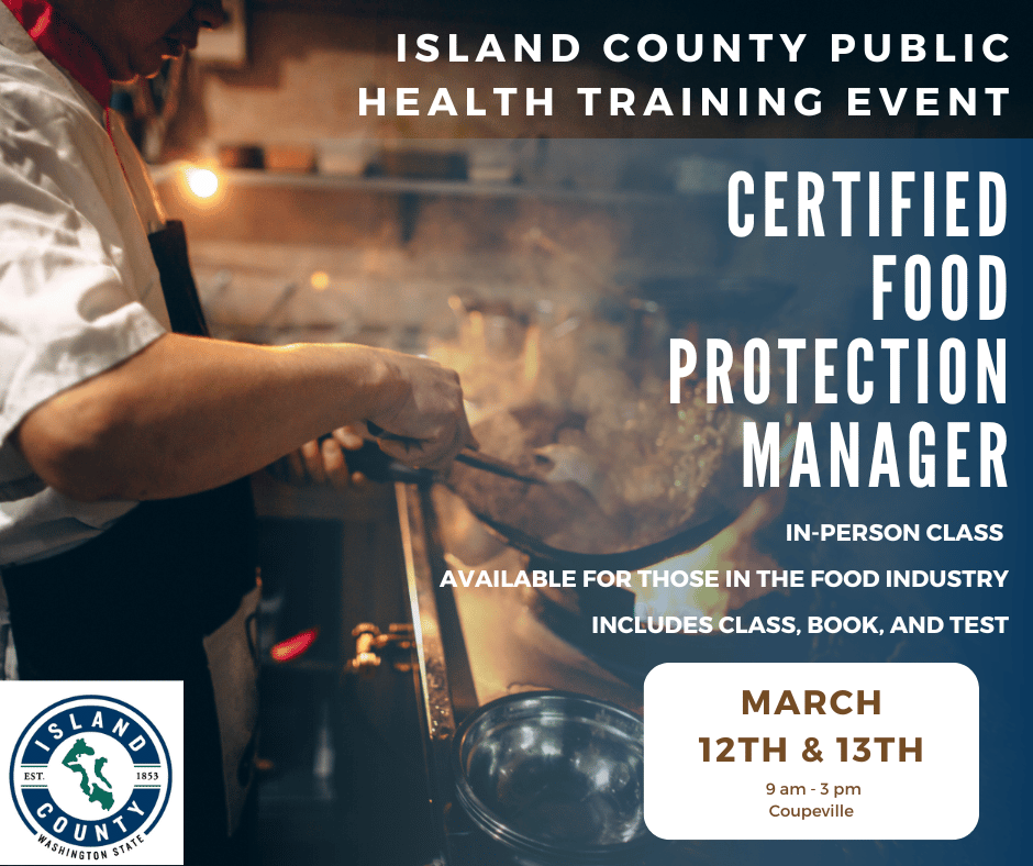 Certified Food Protection Manager March 12 & 13
