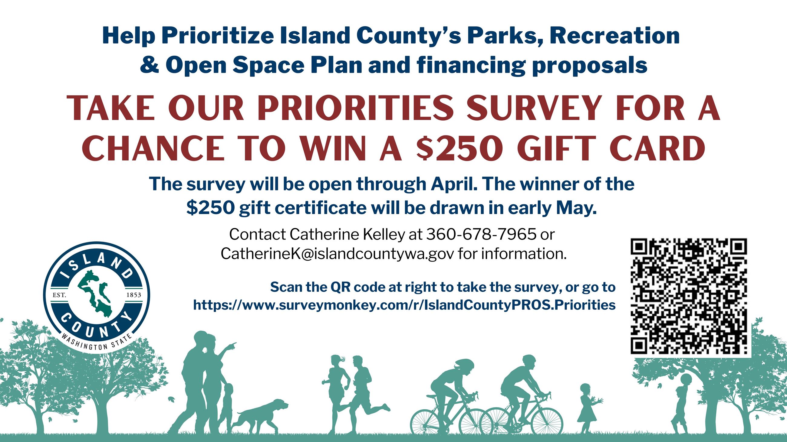 Take Public Works Survey for a chance to win a$250 gift certificate